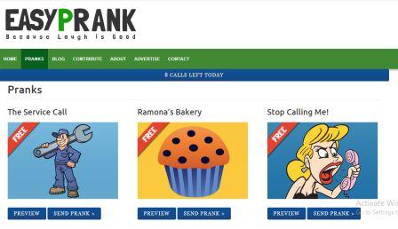 prank call online free and record it