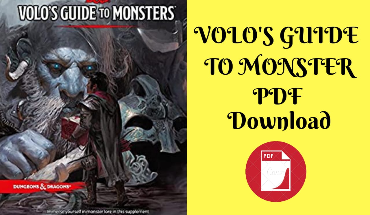 Volo’s Guide to Monsters PDF