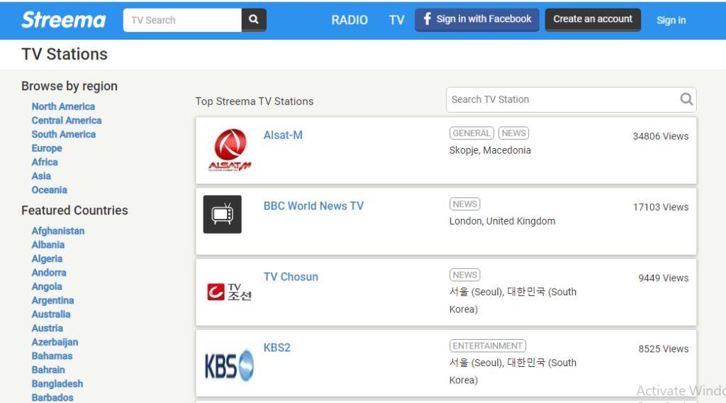 best live tv streaming sites