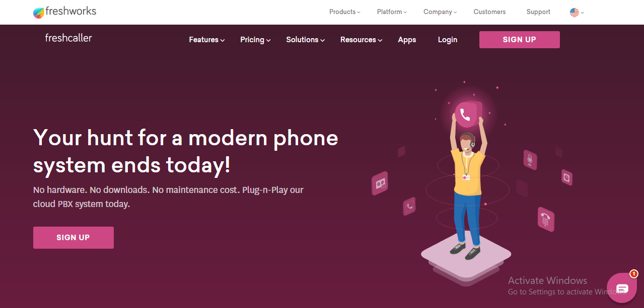 business phone number app