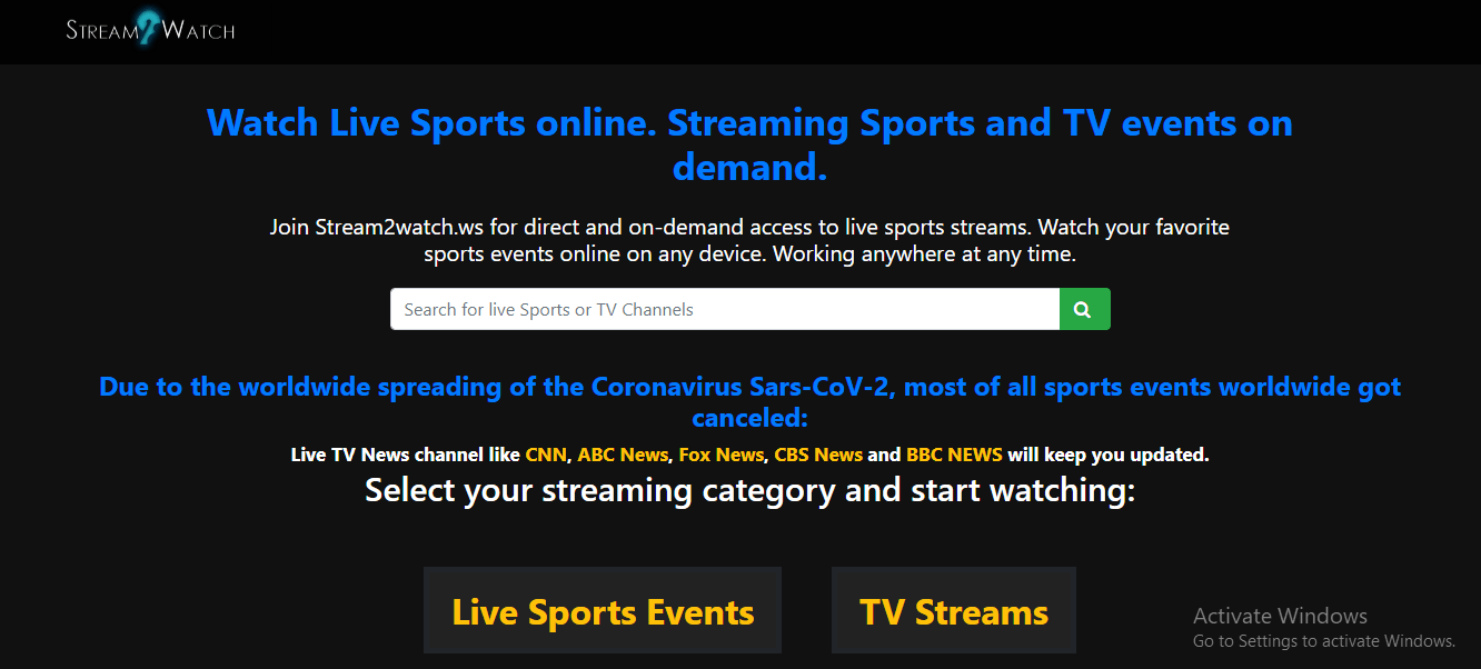 streaming sports free