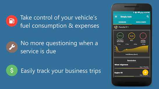 Mileage tracker app