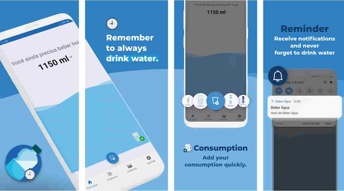  Water Drink Reminder and Alarm