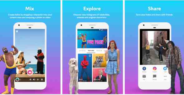 hologram projector app