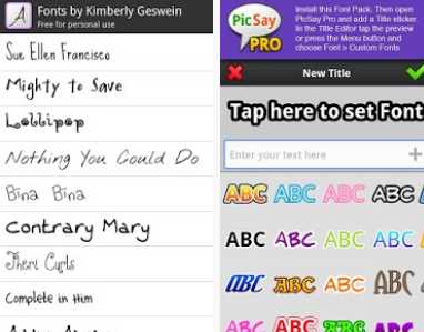 font style app