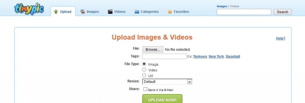 video uploading service