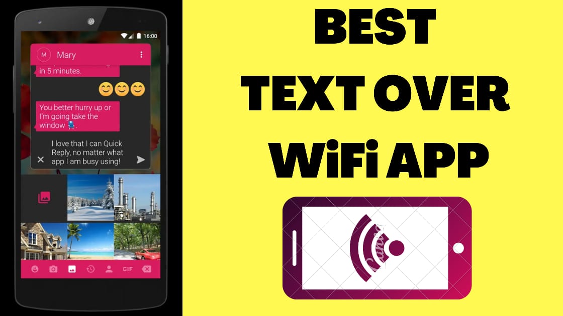 Text Over WiFi App