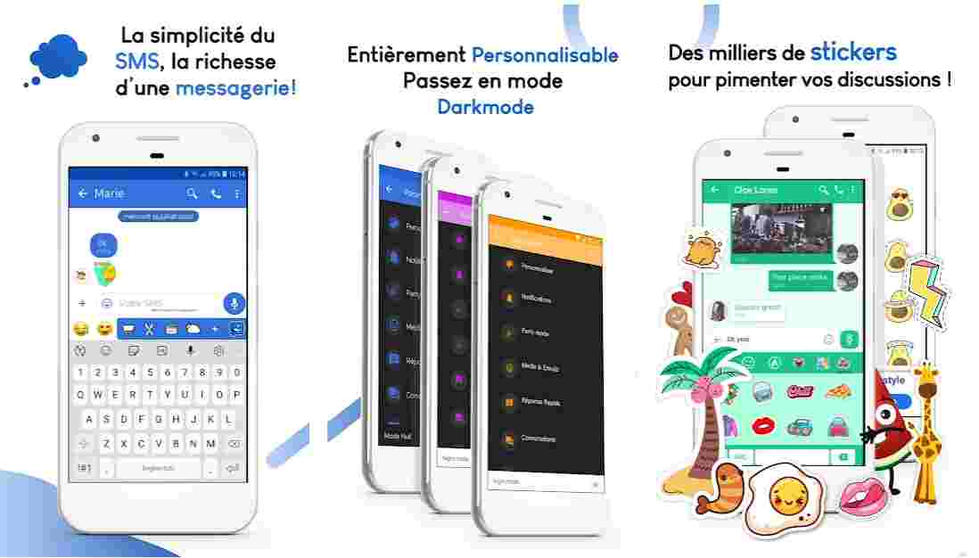how to text via wifi android
