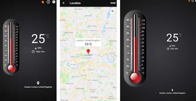 body temperature checking app