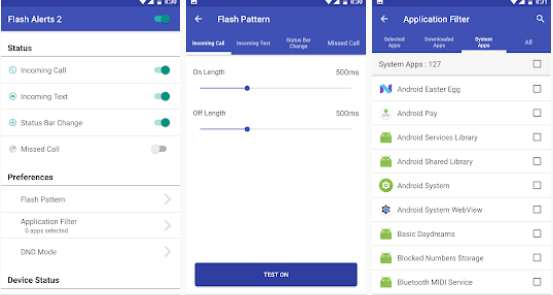 call flash light app