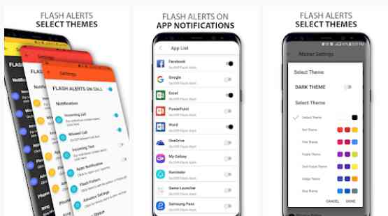 flashlight notification app