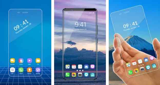 transparent phone screen