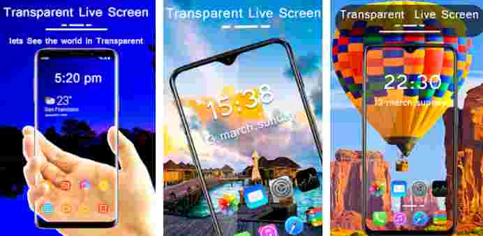 transparent photo app android