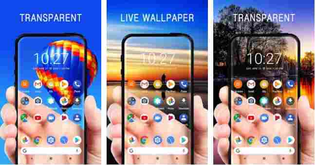 transparent screen app