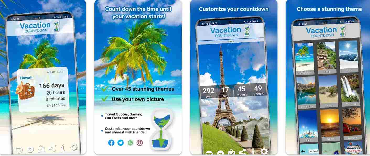 vacation countdown app