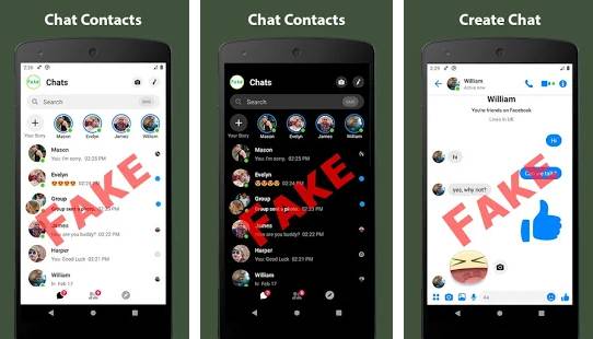 create fake chat