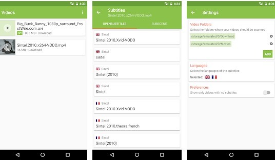 download subtitles for movies