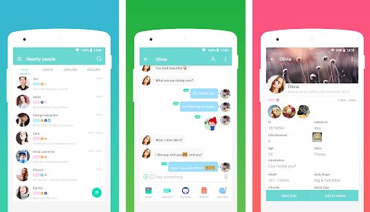 location based chat app