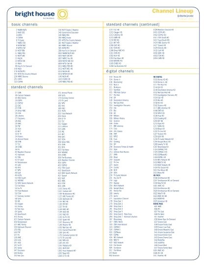 right house networks channel lineup