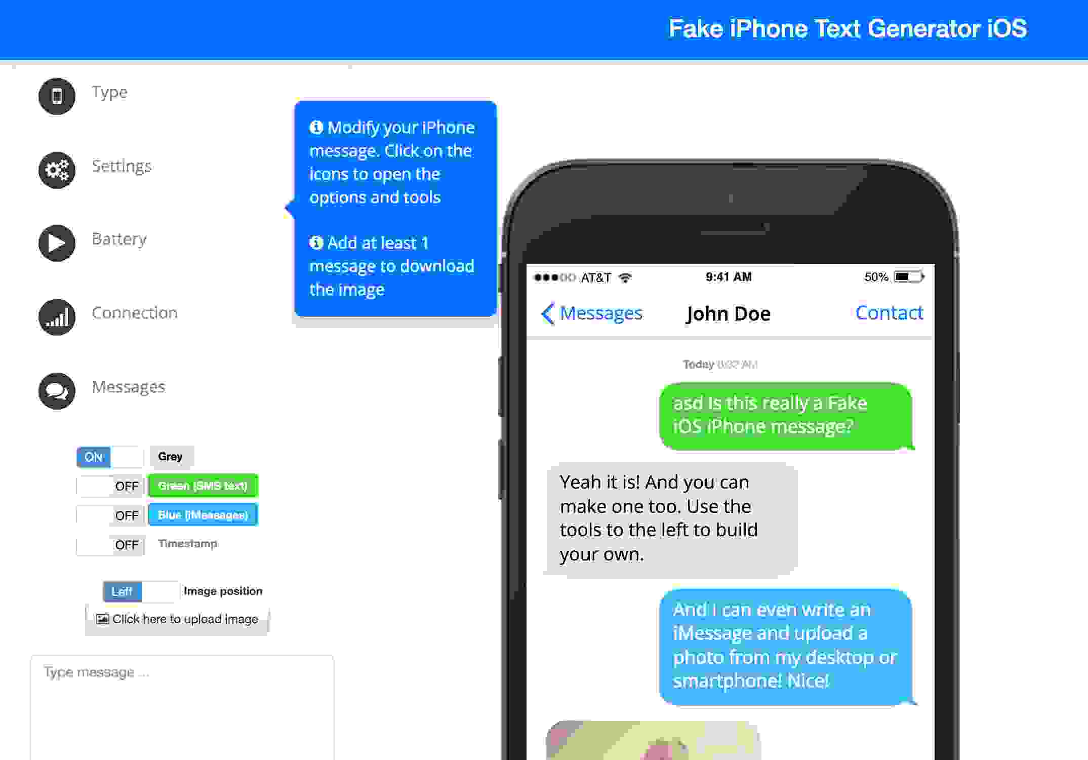 text message generator