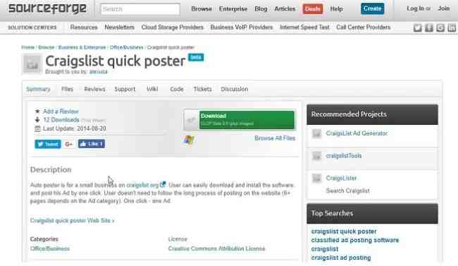 Craigslist poster software