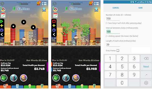 auto clicker on phone