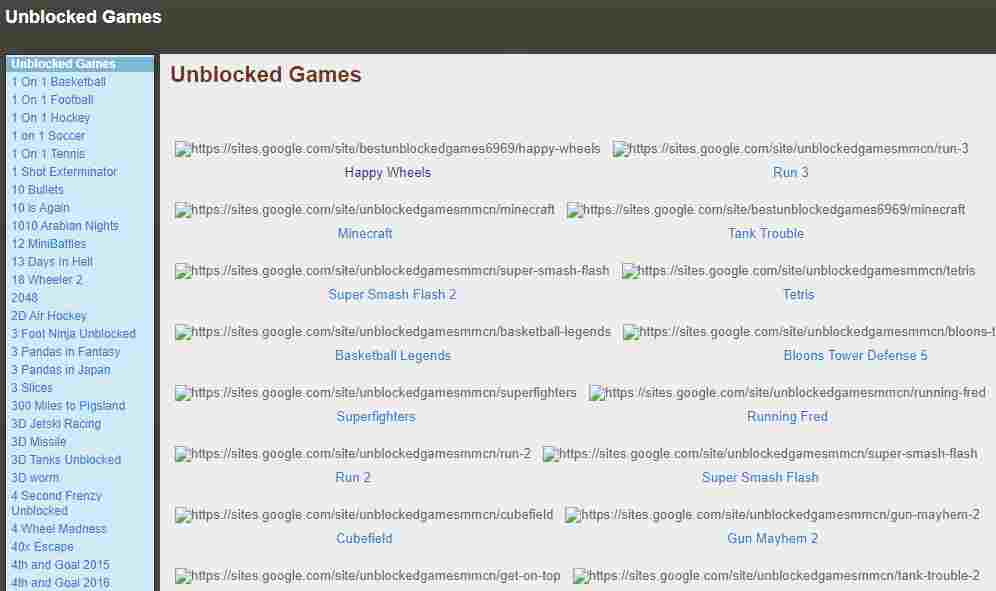 games unblocked for school
