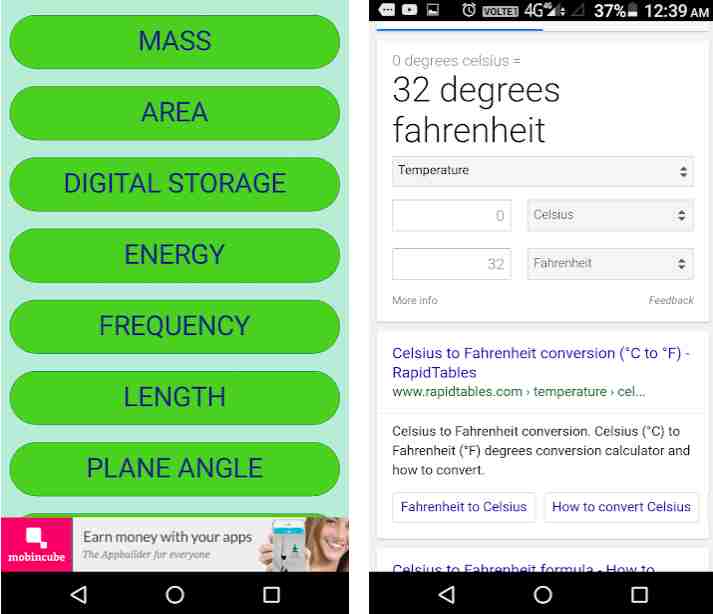 scale app for android