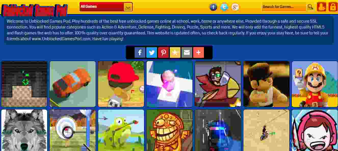 unblocked game sites google