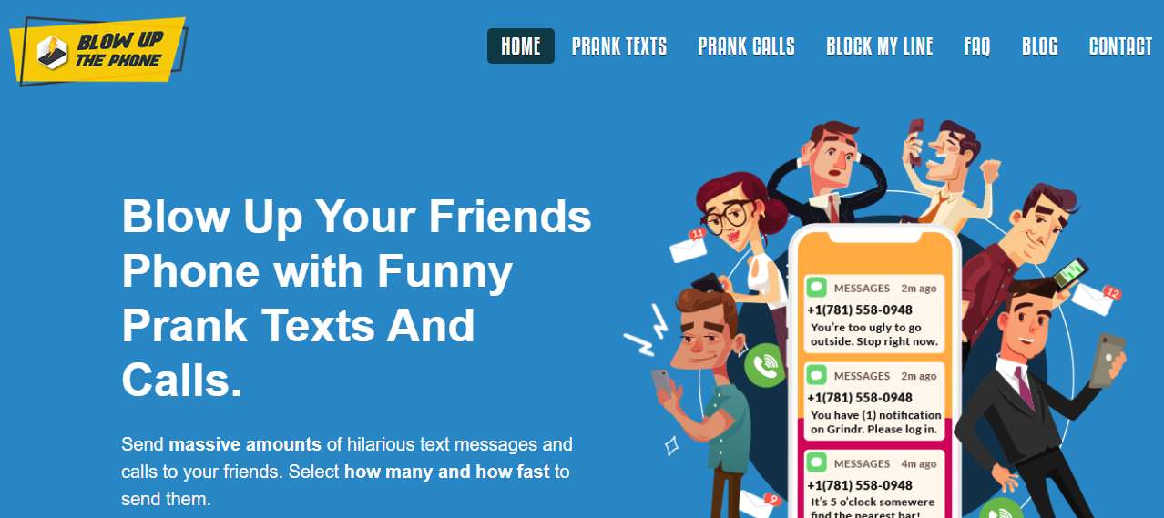 Prank call website