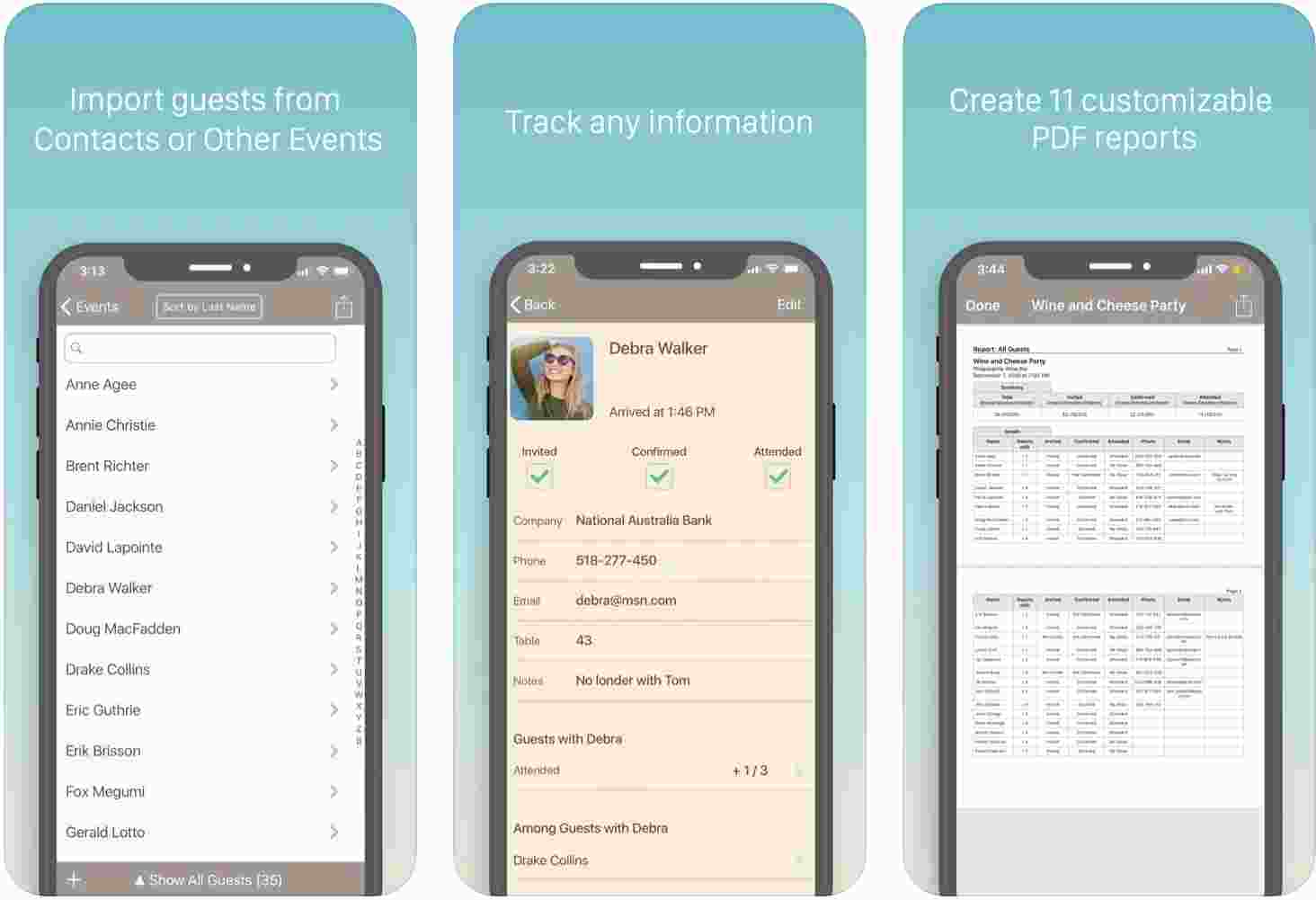 check in app for android