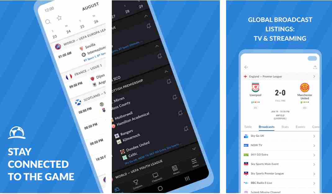 football streaming apps