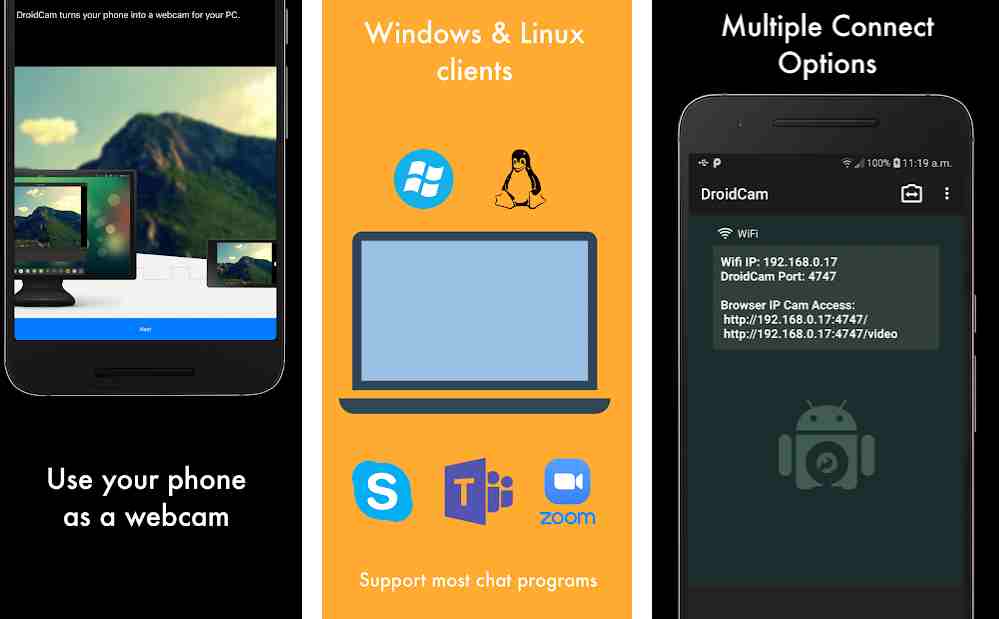 webcams app