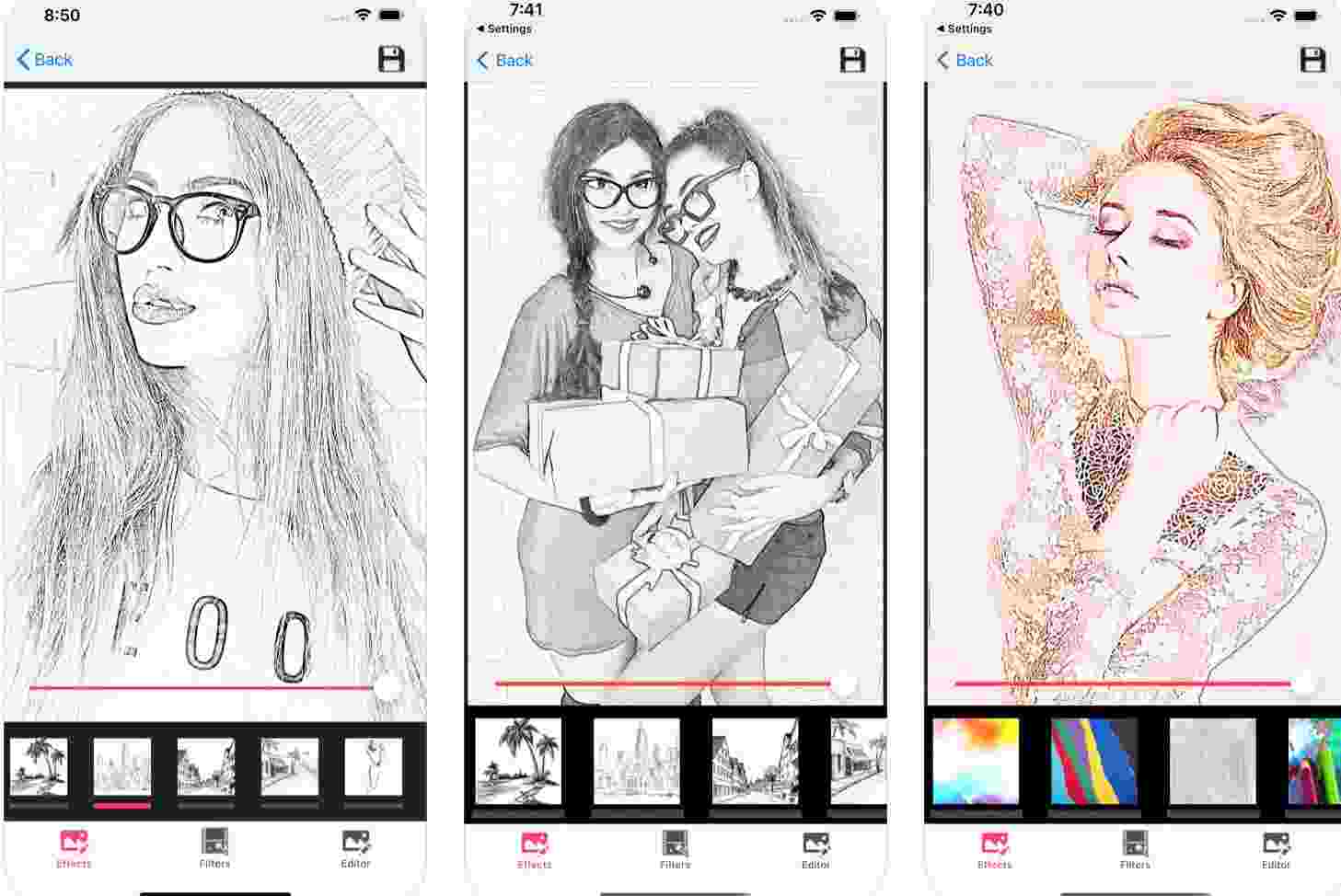 caricature drawing app