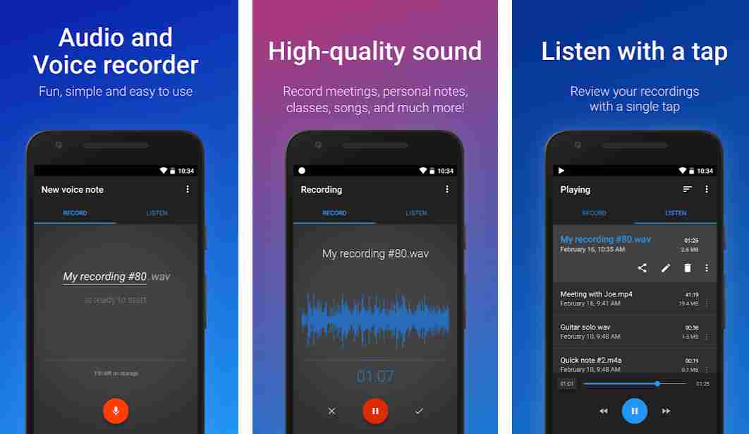 free studio recording app