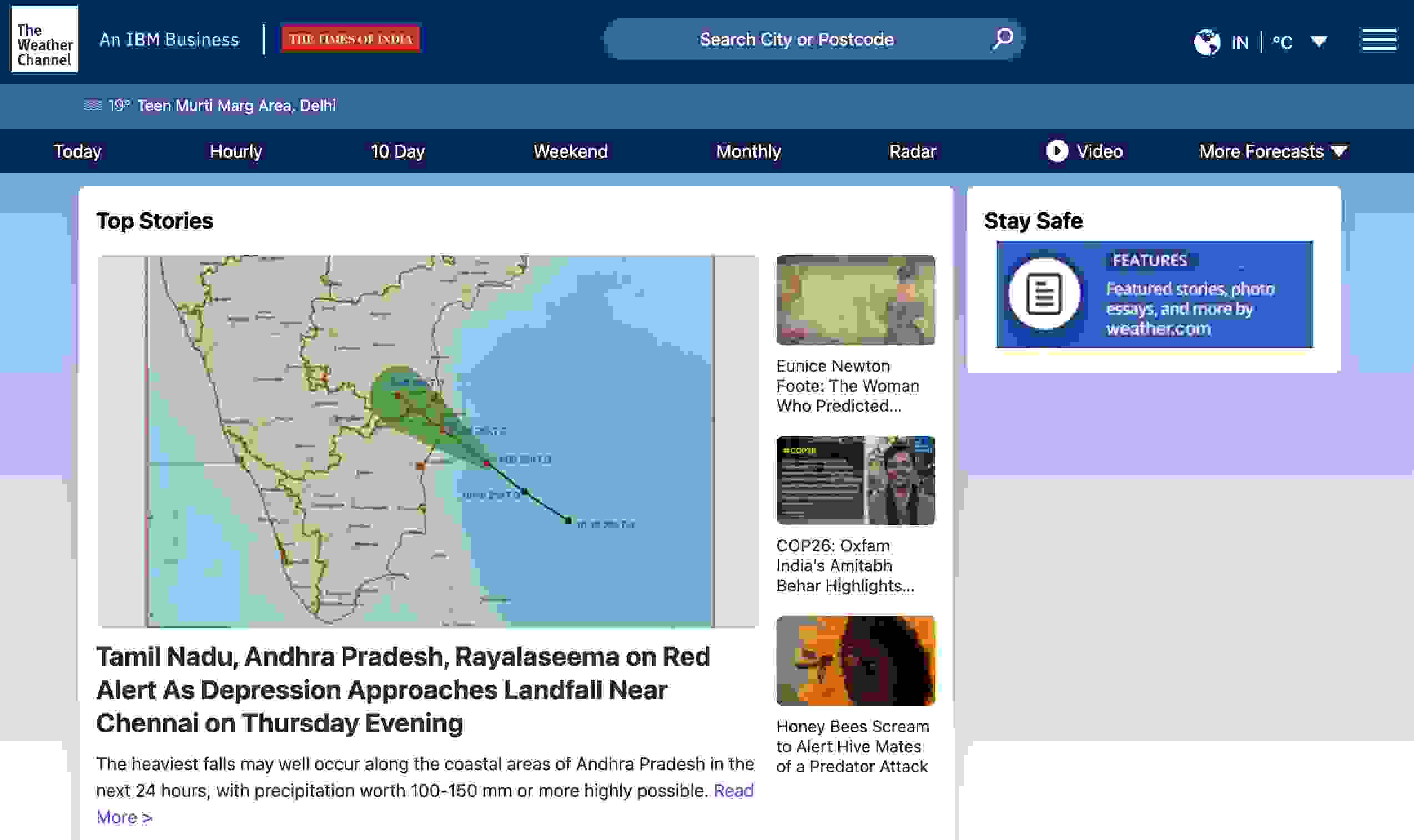 most popular weather sites