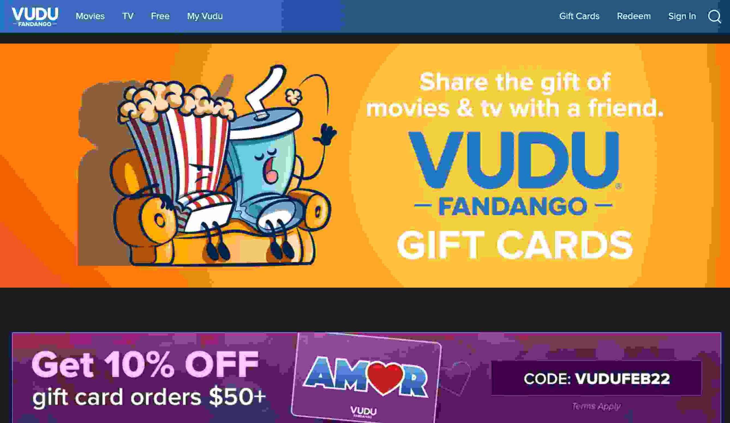 free movie codes